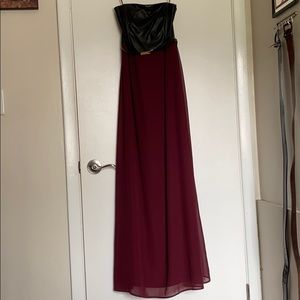 Gianni Bini strapless maxi dress